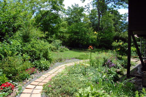 夏の「ふきのとう」入口